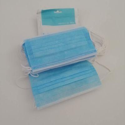 High Quality Disposable 3 Plys Medical Surgical Blue Mask
