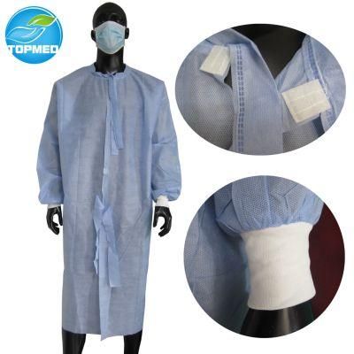 Disposable PP SMS Nonwoven Surgical Medical Isolation Gown