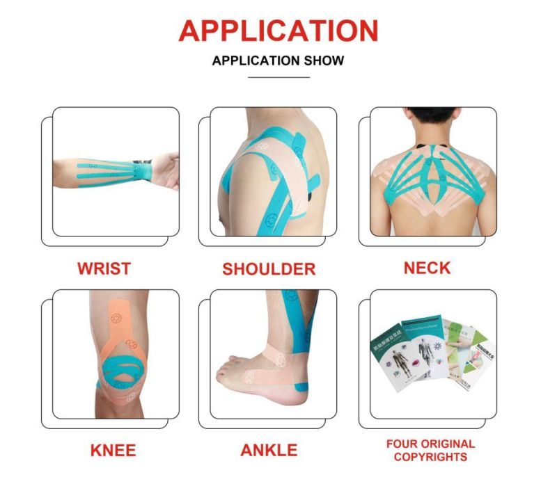 Kinesiology Sports Tape Wholesale Multicolor Kinesiology Sports Tape