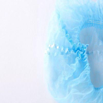 Wholesale Price High Quality Disposable PP Non-Woven Clip Cap / Mob Cap, with Single Elastic