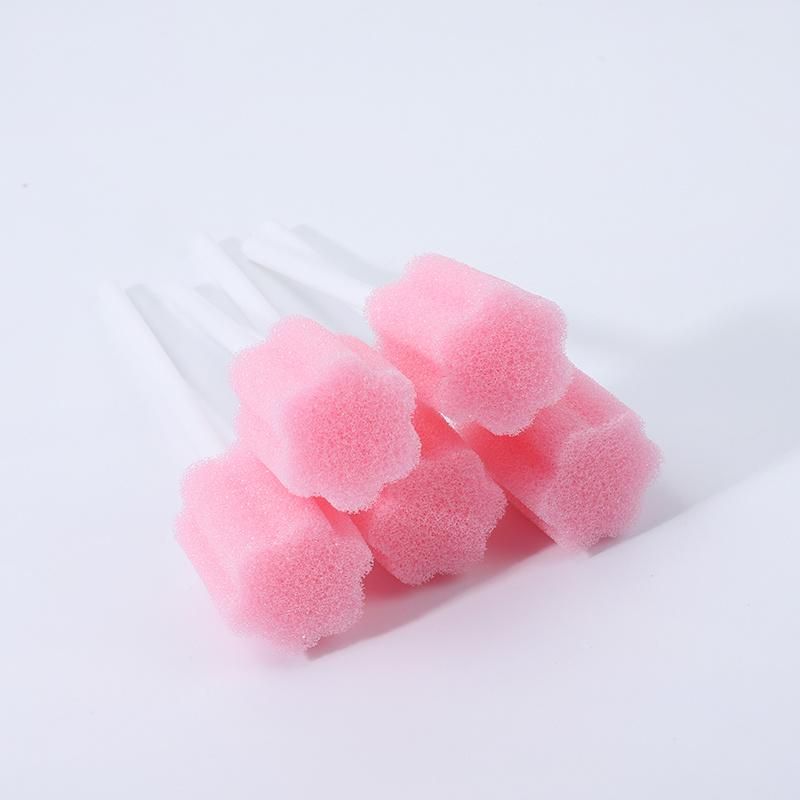 2021 Hot Dental Cleaning Medical Foam Tip Plastic Stick Swab