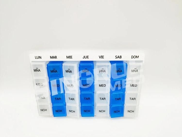 High Quality & Popular Type 28 Cases Plastic Pill Box