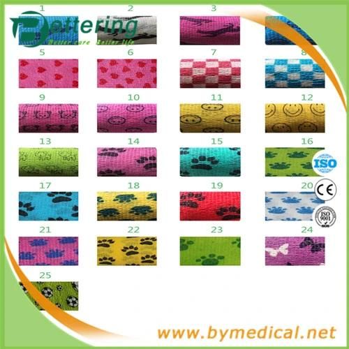 Medical Individual Packed Non Woven Self Adhesive Bandage