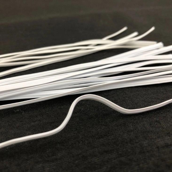 Nose Wire Single Core Double Core 3mm 4mm 5mm Nose Strip One-Stop Supply Disposable Face Mask Material