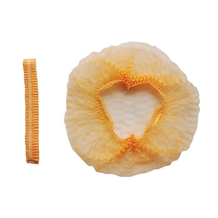ISO13485 Wholesale Elastic Workshop Restarant Dust Proof Food Service Nursing Polypropylene Disposable Healthcare Clinic Hair Nets