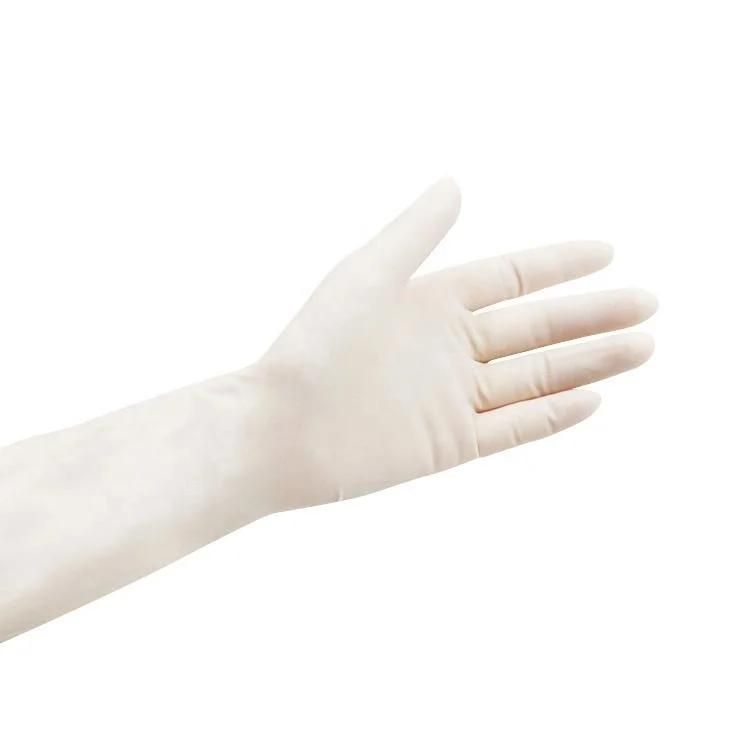 Disposable Examination Latex Gloves Powdered with CE ISO
