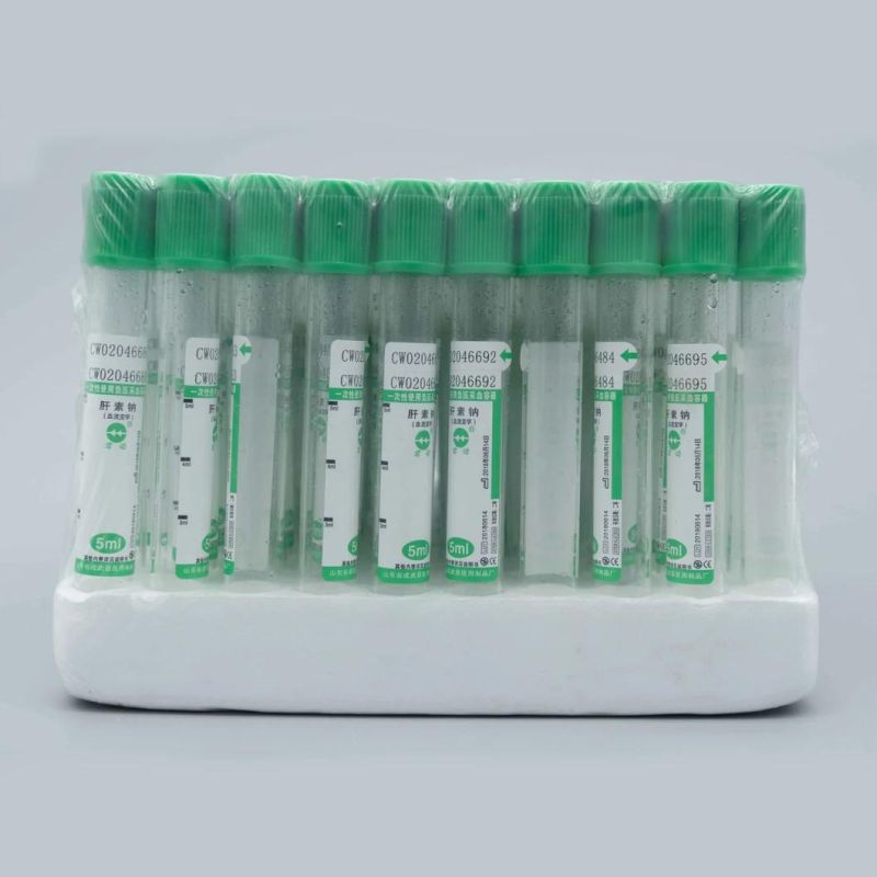 Safe Quality Disposable Blood Vacuum Tube