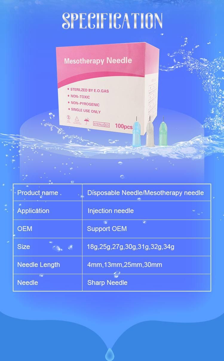 No-Needle Meso Gun Needle Injector Mesotherapy Device Hypodermic Needle