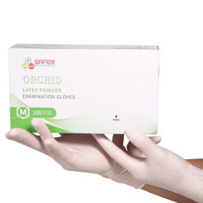 9in Thicken Powder-Free Medical Latex Examination Glove