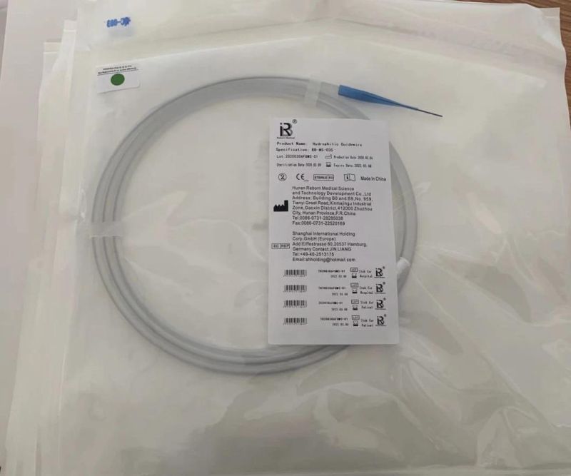 Ureteroscope Hydrophilic Guidewire Urology Surgery Comsumables with CE