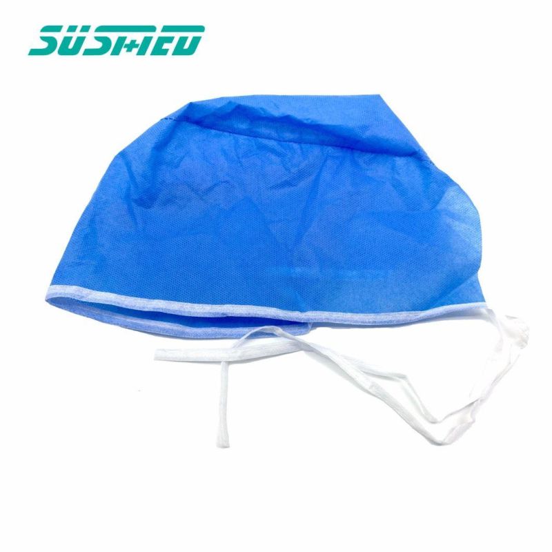 Disposable Hairnet Non Woven Medical Bouffant Caps