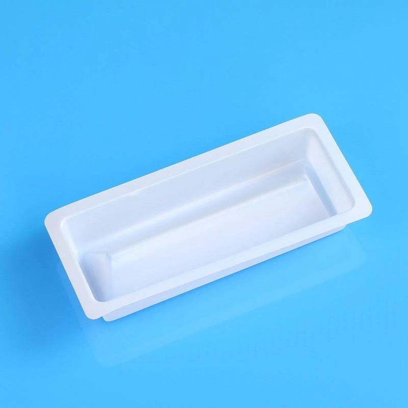 195ml 96 Well Channel Sterile PP Disposable Reagent Reservoirs for Laboratory Test PVC One-Channel Basins of 55ml V-Shaped Bottom Design Solution Basins