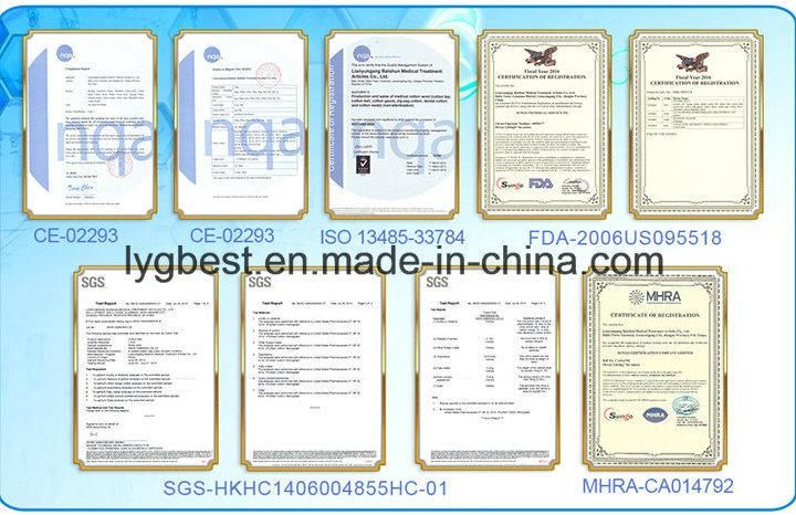 100% Bleached Raw Cotton Medical Absorbent Gauze Roll