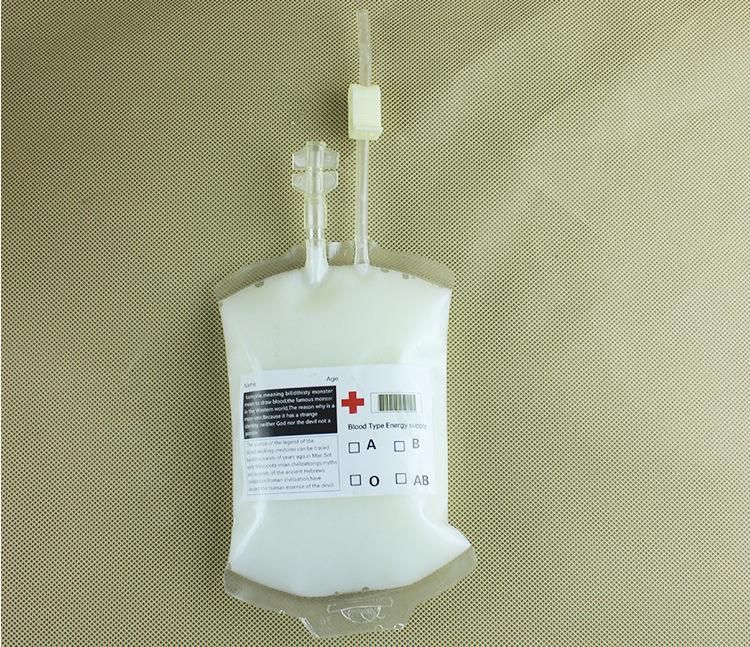 PVC Infusion Bag, Transparent Blood Bag, Beverage Bag, Juice Drink Bag, Milk Bar, Beer Bag, Special Bag, Halloween Blood Bag
