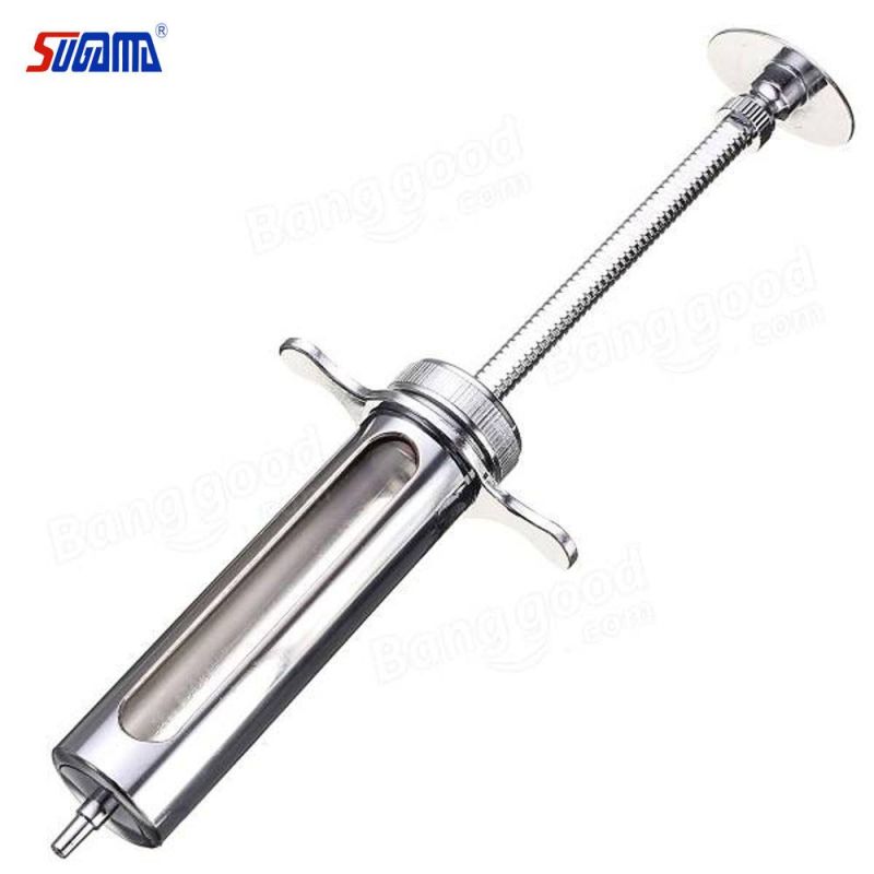 Pistol Veterinary Steel Oral Paste Injection Syringe