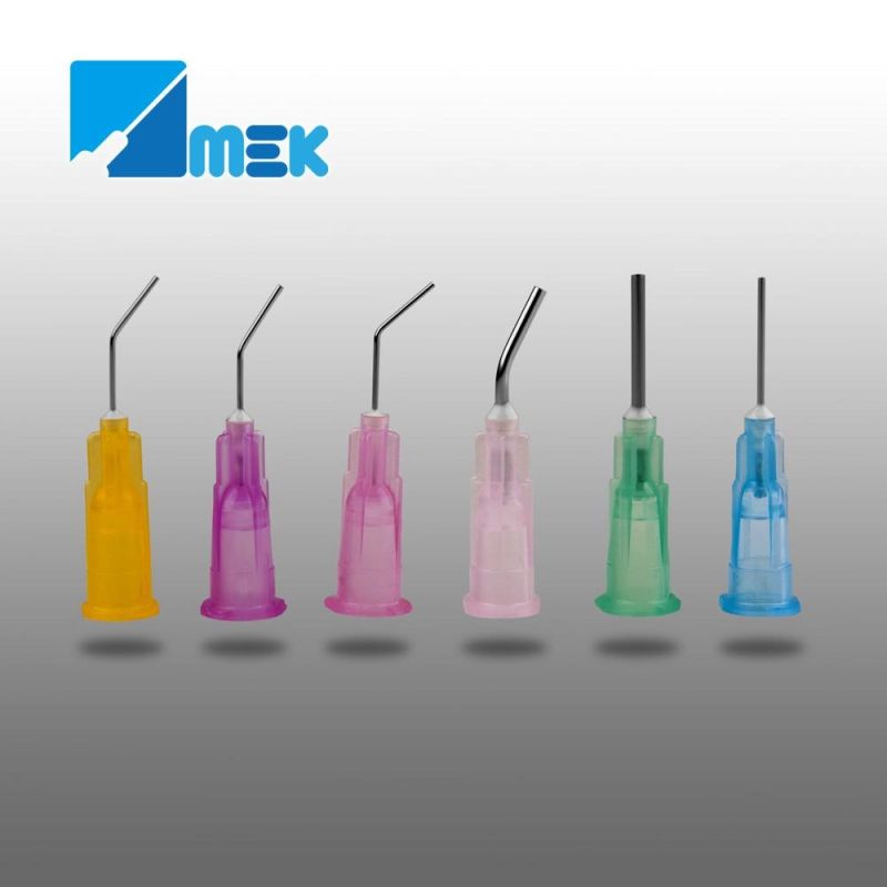 Curved Irrigation Needle Tips for Ophthalmic or Dental
