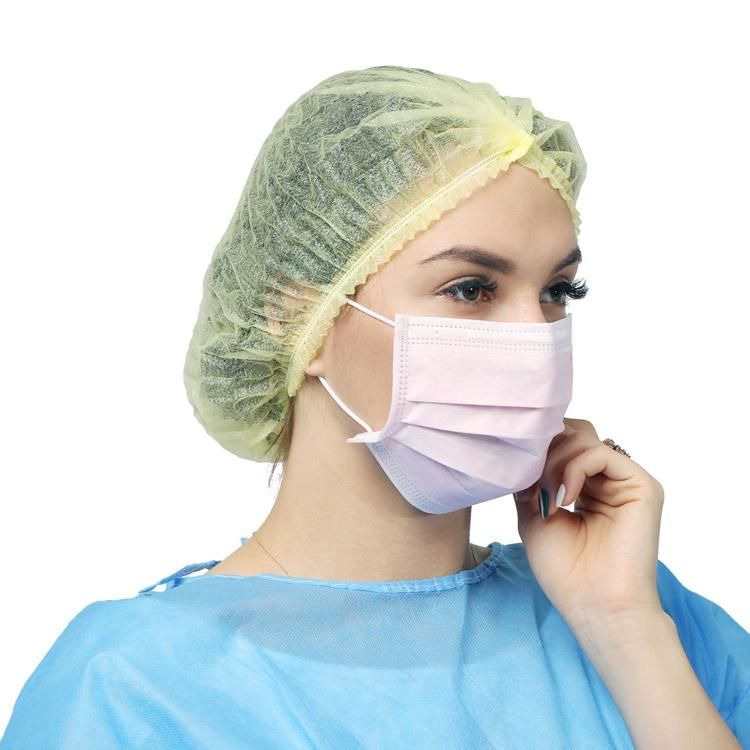 50 Packed Nonwoven Pink Doctor Disposable Medical Surgical Mask for Children and Adults