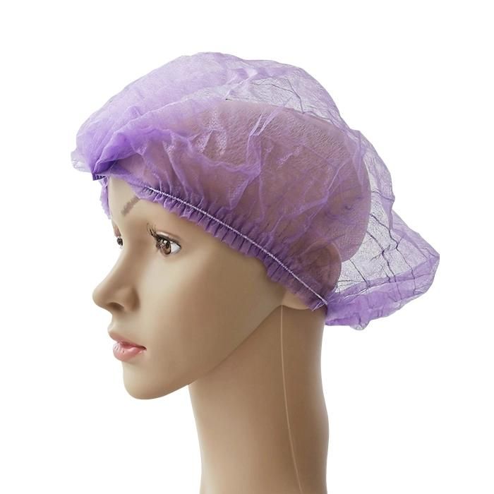Food Factory Polypropylene 21 Inch Elastic Dust Proof Nursing Hygiene Workshop Food Service Soft Manufacturer Disposable Bar Cap