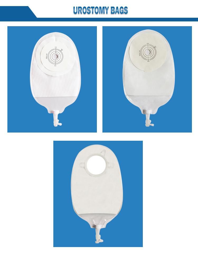 Goldenwell Brand 70mm Adult Medical One/Two Pieces Type Disposable Colostomy Bag Adhesives
