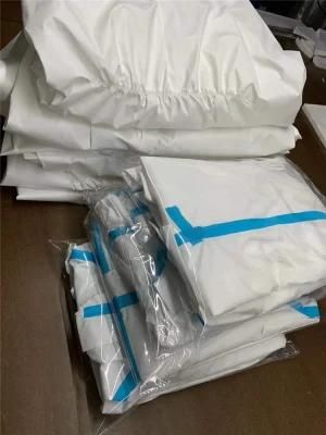 Disposable Coverall Disposable Coverall, En14126 Disposable Gown, Protective Surgical Overalls