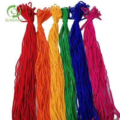 Sunshine Disposable Face Mask Any Color Flat Ear Loop Elastic Earloop