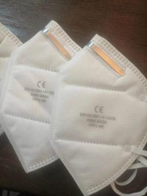 KN95, N95, GB2626-2006, En149-2001 FTP2 FFP2 5 Layer Standards Non-Woven Fabric Protection Dust Adult Disposable Face Mask