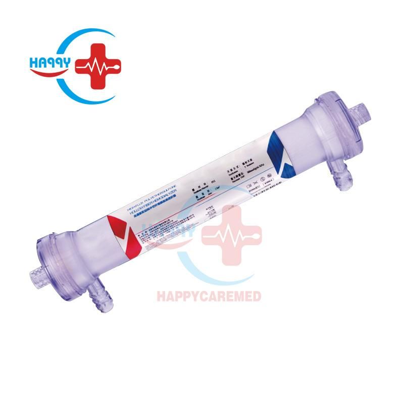 Hc-U005 Disposable 150L/180L/200L High Flux Dialyzer Membrane Medical Hemodialysis Dialyzer