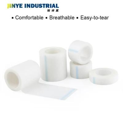 Breathable Plastic Surgicaltransparent Self-Adhesive PE Tape Waterproof Medicaltape