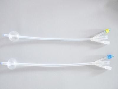 CE ISO Medical Foley Balloon Catheter 3 Way 2 Way