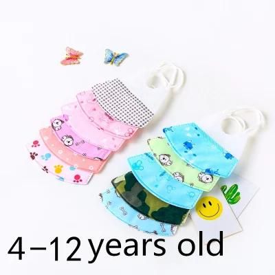 Non-Woven Children Masks for Civilian Personal Protection Three-Dimensional Cute Print Children&prime;s Mask