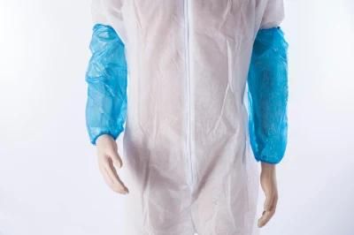 Polyethylene Plastic Arm Disposable PE Sleeve Cover with Elastic Cuff