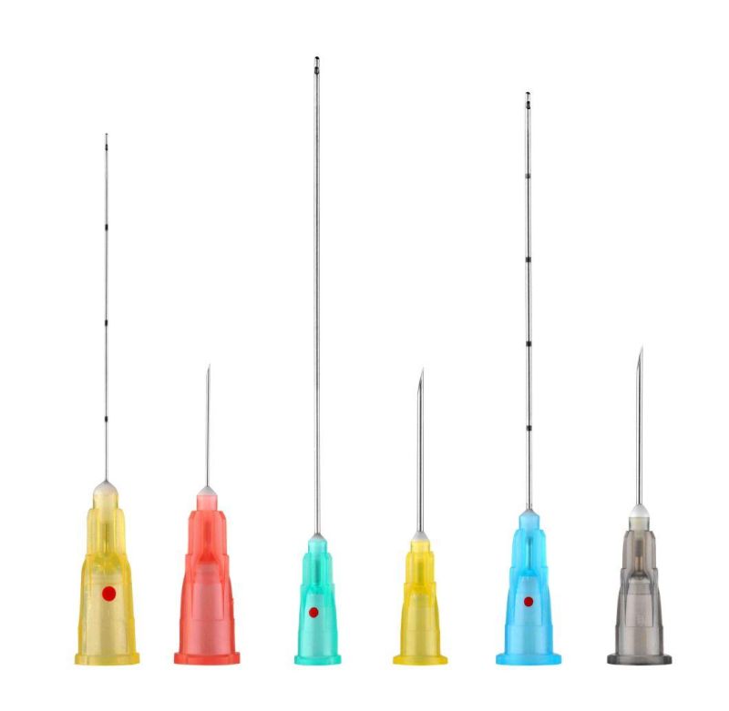 Blunt Tip Needle Micro Cannula for Dermal Filller 22g 50mm