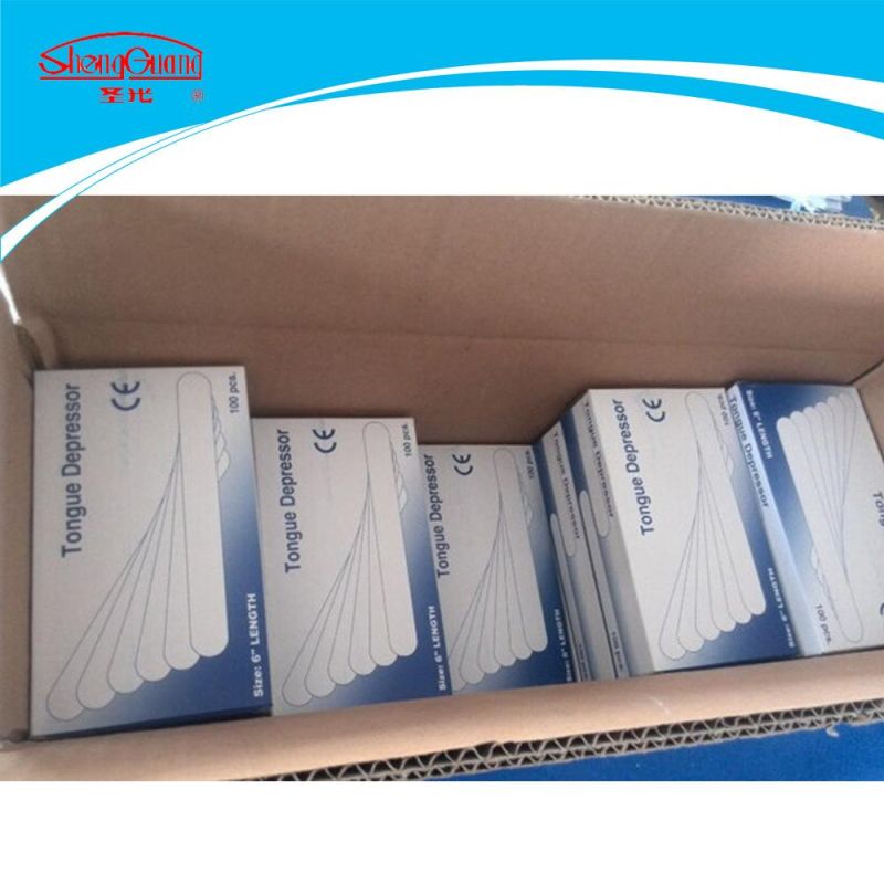 Factory Wholesale Disposable Wood Tongue Depressor for Adults