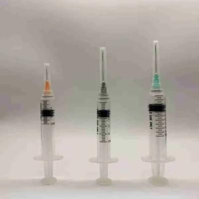 Medical PP Disposable Retractable Syringewith Needle ISO13485-2016/CE/Anvisa/FDA/Kgmp/Cfda C Ertified