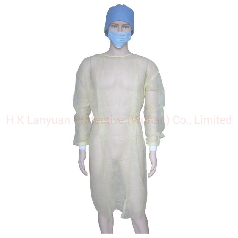 Disposable Nonwoven Isolation Gown with Tie (LY-NSE-Y)