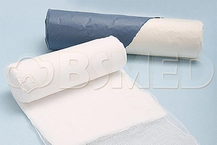 Hydrophilic Medicla Product Absorbent Medical Cotton Gauze Roll