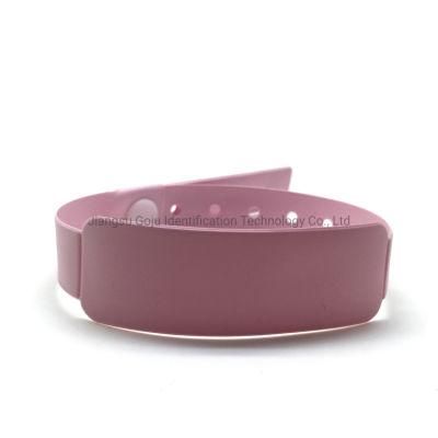 One off Use Face Wide Adult PVC Material Wrist Band for Events