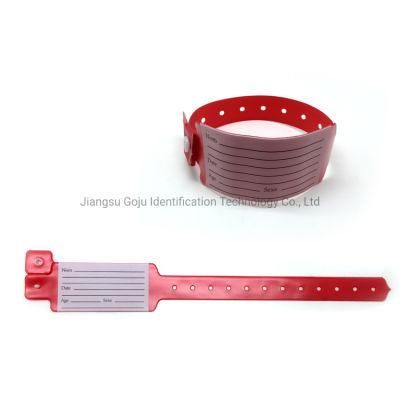 Adult Wide Face Written on Hospital Medical Hospital ID Band