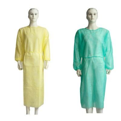 Hospital Usage PP Disposable Medical Surgical Isolation Gown
