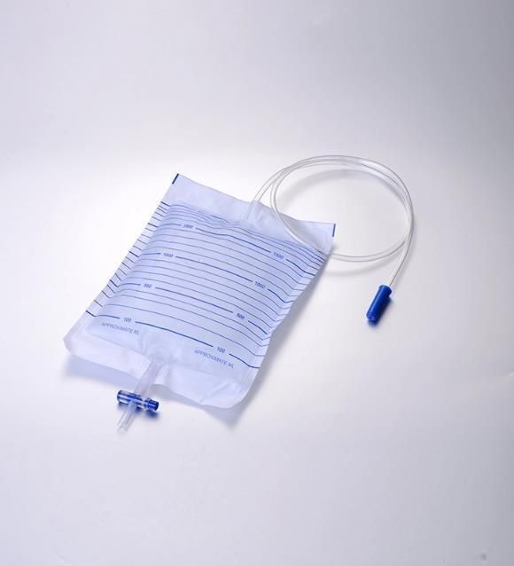 Hot Sale Medical Disposable Sterile Urimeter Drainage Bag, Urine Meter, Urine Bags with Measure Volume Chamber for Adults