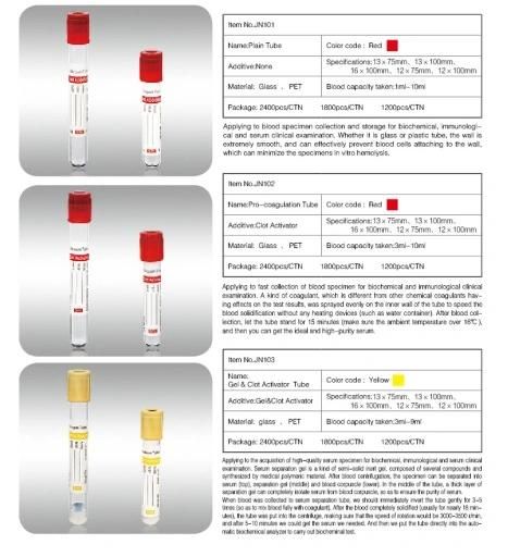 Disposable Vacuum Blood Collection Tube for Sodium Citrate 1: 9 Use