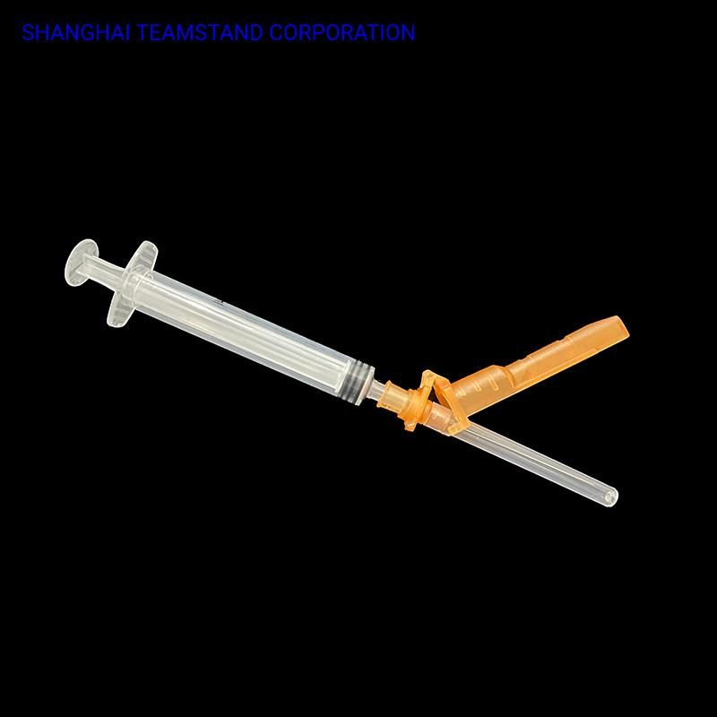 CE/FDA Approved Safety Needle Syringe for Hypodermic Injection