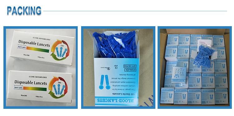 Hot Sale Medical Disposable Sterile Safety Blood Lancet Cheapest Price