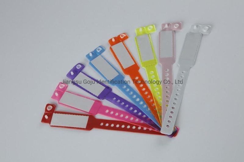Waterproof Medical Consumables Disposable Hospital Patient ID Bands Wristbands