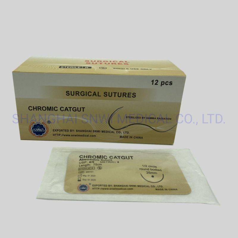Surgical Suture Non-Absorbable & Absorbable Sutures for Hospital