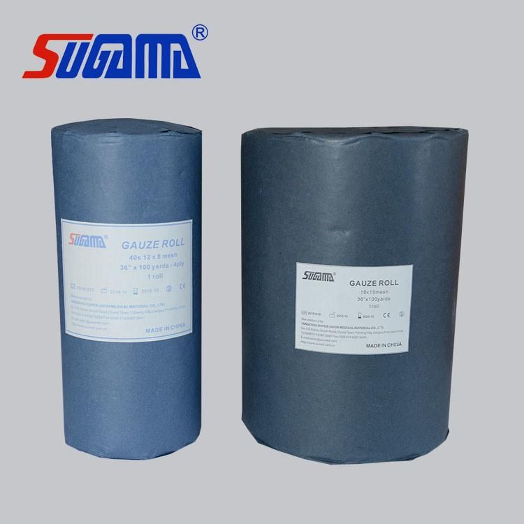 Medical Gauze Bandage Roll Xray Detectable 90cm X 100mts