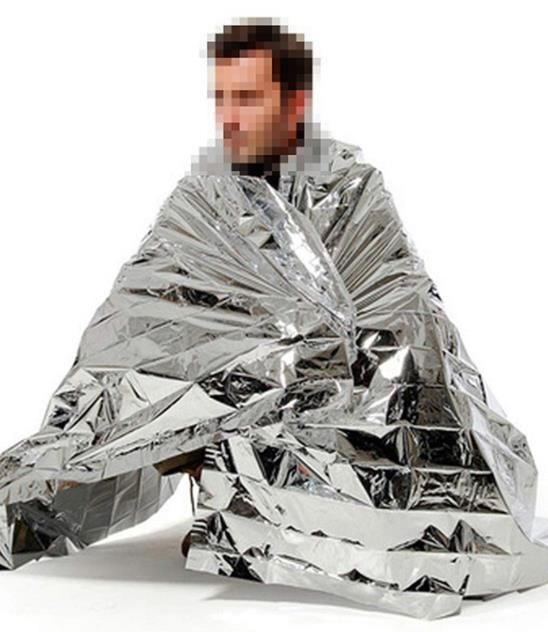High Quality Disposable Medical Thermal Accident Blanket Golden
