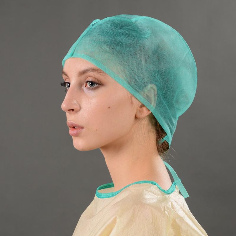 Disposable Medical Doctor Nursing Cap for Man & Woman Machine Made