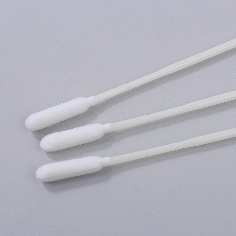 New Product Sterile Foam Sampling Plastic Swab Disposable