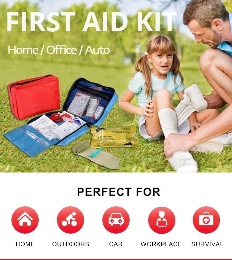 China Portable First Aid Kit in First-Aid Devices for Car, Camping, Home